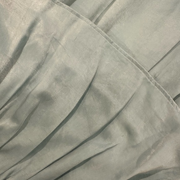 WeWoreWhat corset ruffle midi dress in blue - Picture 8 of 9